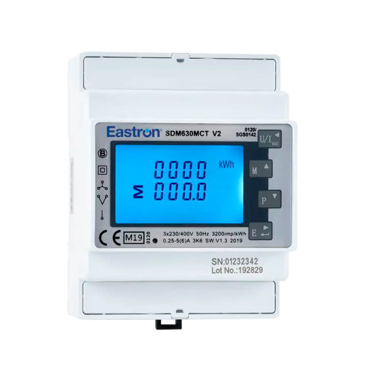 Eastron SDM630MCT Modbus MID energiamittari - autonlataus.com