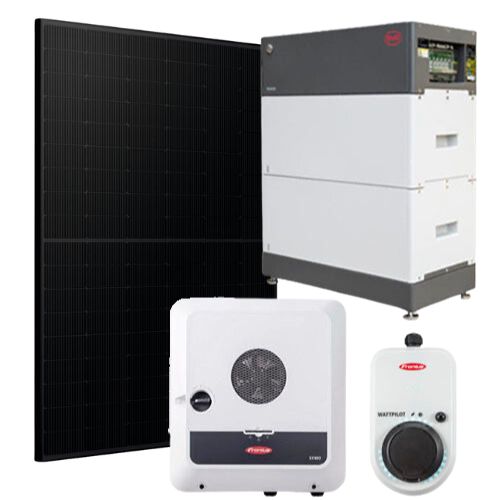 Aurinkolataus järjestelmä 12kW, Fronius invertteri, 26 paneelia, Fronius latausasema ja BYD akut 10kW Asennettuna (PK-seutu) - autonlataus.com