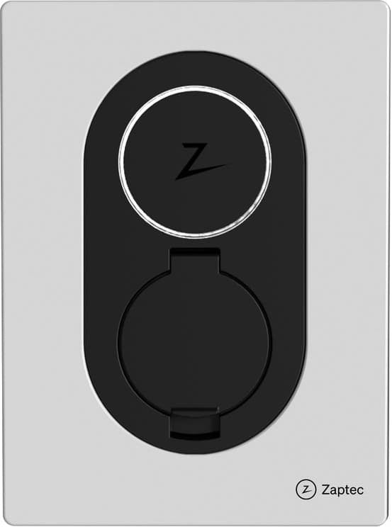 Zaptec Go sähköauton latausasema 22kW valkoinen, harmaa tai tummanruskea - autonlataus.com