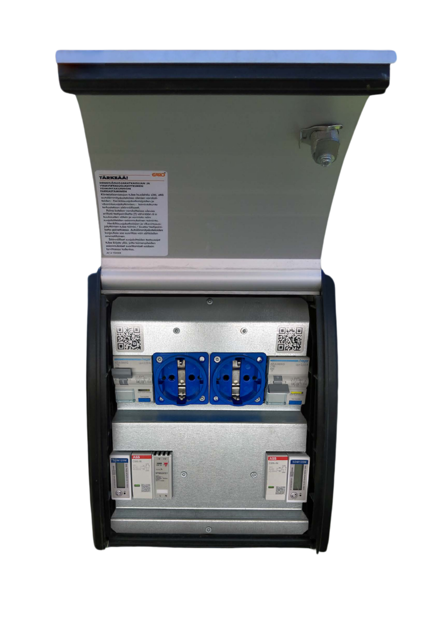 Wolttinen SmartSchuko Älykäs hidaslataus/lämmitys (Garo kotelo jaettu ovi pylväskiinnitys/ seinäkiinnitys) - autonlataus.com