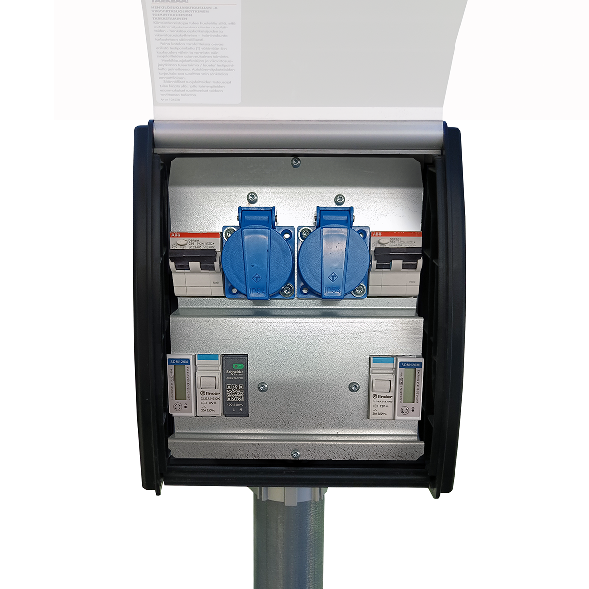 Wolttinen SmartSchuko Älykäs hidaslataus/lämmitys (Garo kotelo kahvalla pylväs/ seinäkiinnitys) - autonlataus.com