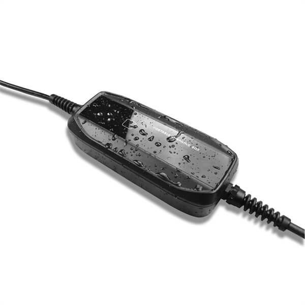 Wolttinen Mobile-laturi 10A/16A 1-vaihe 3,7KW Schuko-pistokkeella A+6mA DC- suodattimella - autonlataus.com