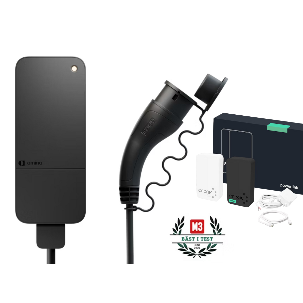 Amina S Latausasema 22kW + Perific Powerlink (P1/HAN) Kuormanhallintapaketti - autonlataus.com