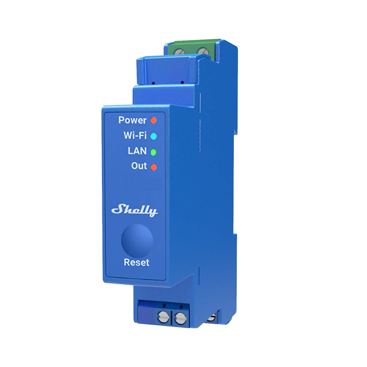 Shelly Pro 1 DIN-kiskorele, 1-kanavainen - autonlataus.com