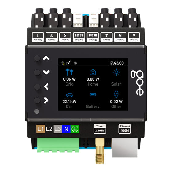 go-e Controller Energiamittari (Kuormanhallinta ja aurinkosähkö) - autonlataus.com