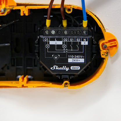 Shelly Plus 2PM Relay with electricity measurement (WiFi control), 2-channel