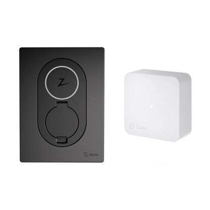 Zaptec Go COMBO+ 11kW 22 kW latausasema 4G + Sense + 5m 11kW kaapeli + 11/22kW RCBO + pistoketeline - autonlataus.com