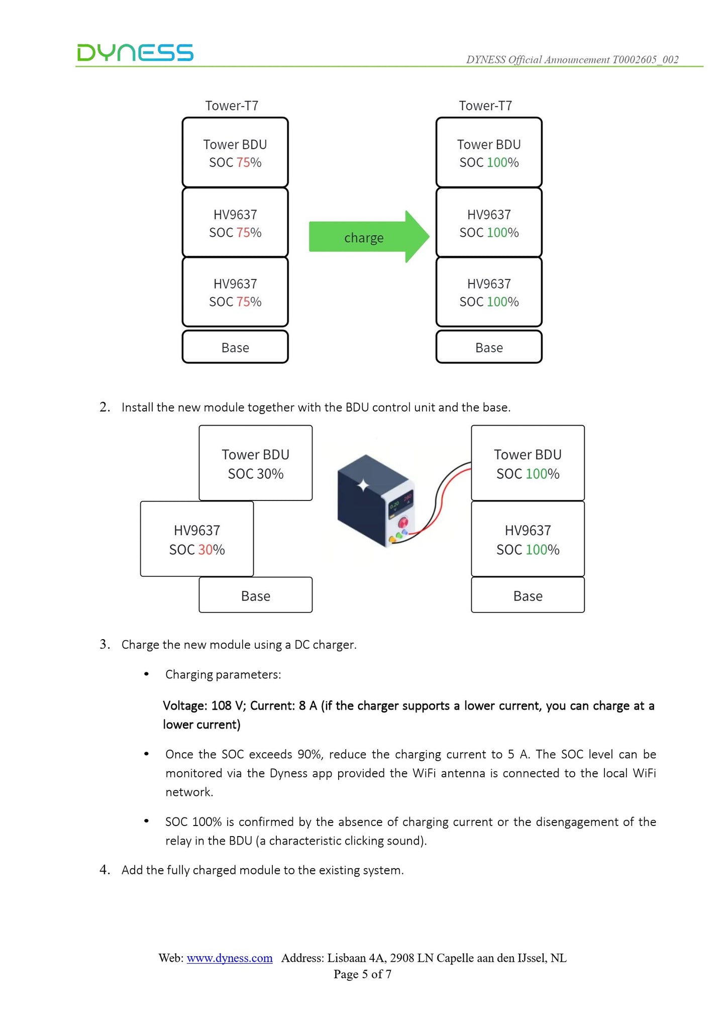 Dyness Tower Pro Battery module 3.84kWh