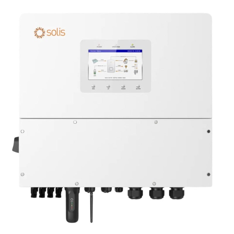 Solis 20kW hybridi-invertteri + Dyness Stack100 30,72 kWh akkupaketti asennettuna