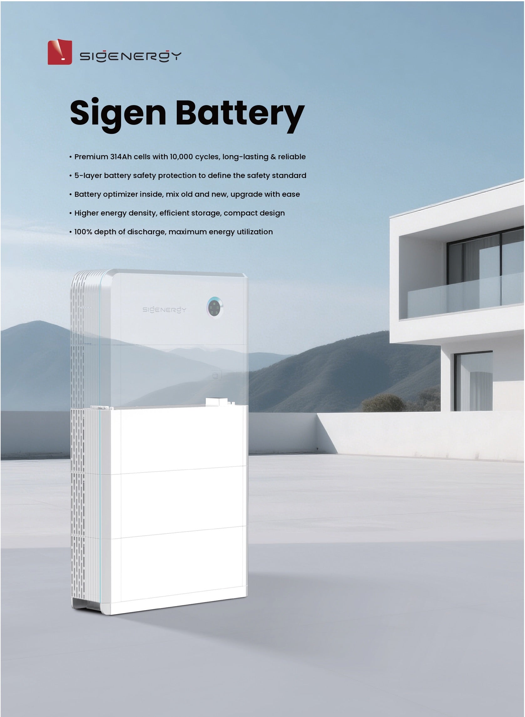 Sigenstor akkumoduuli 10kWh akku - autonlataus.com