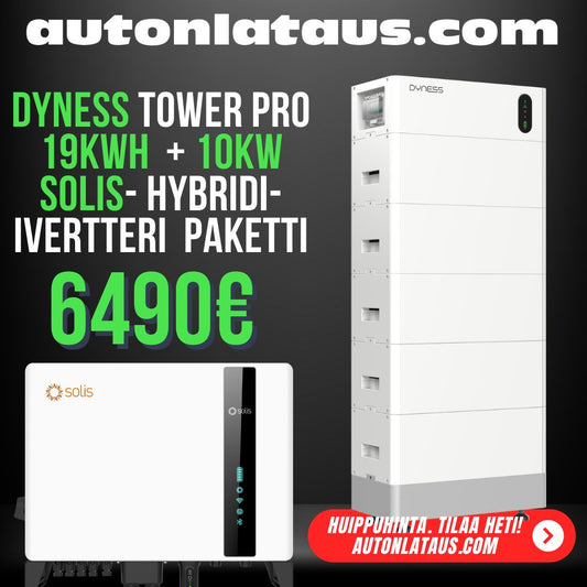 Solis 10 kW hybridväxelriktare + Dyness 17,7 kWh hemmabatteripaket