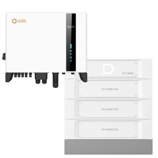 Solis 10kW hybridi-invertteri ja BtoB Dyness Stack akkupaketti 15kWh