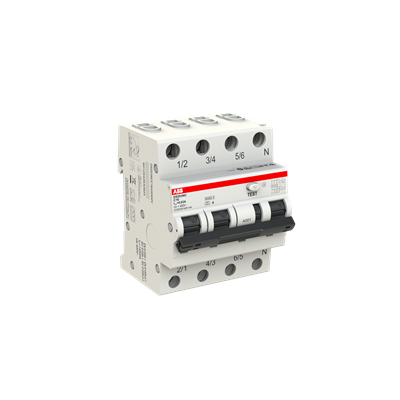 ABB Johdonsuojavikavirta (RCBO) 16A C-käyrä 30mA RCD Tyyppi A 3P+N