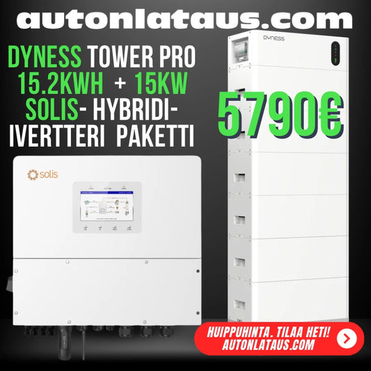 Solis 12kW Hybrid inverter + Dyness 15.2kWh Tower Pro battery pack!