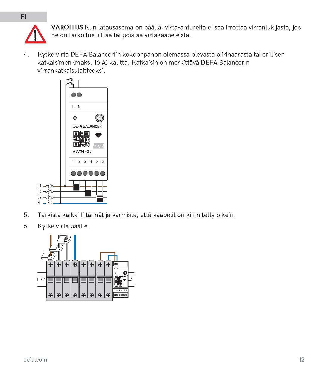 Defa balancer dynaaminen kuormanhallinta virtamuuntajille - autonlataus.com