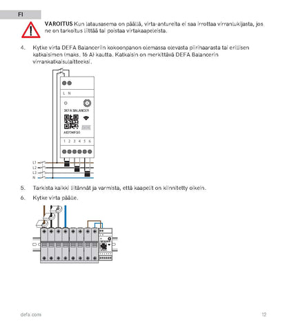 Defa balancer dynaaminen kuormanhallinta virtamuuntajille - autonlataus.com