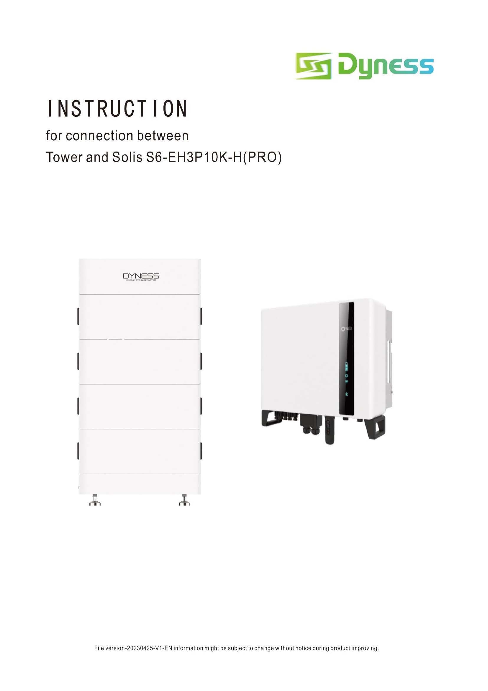 Solis 10kW Hybiridi-invertteri ja 10kWh Dyness Akku - autonlataus.com