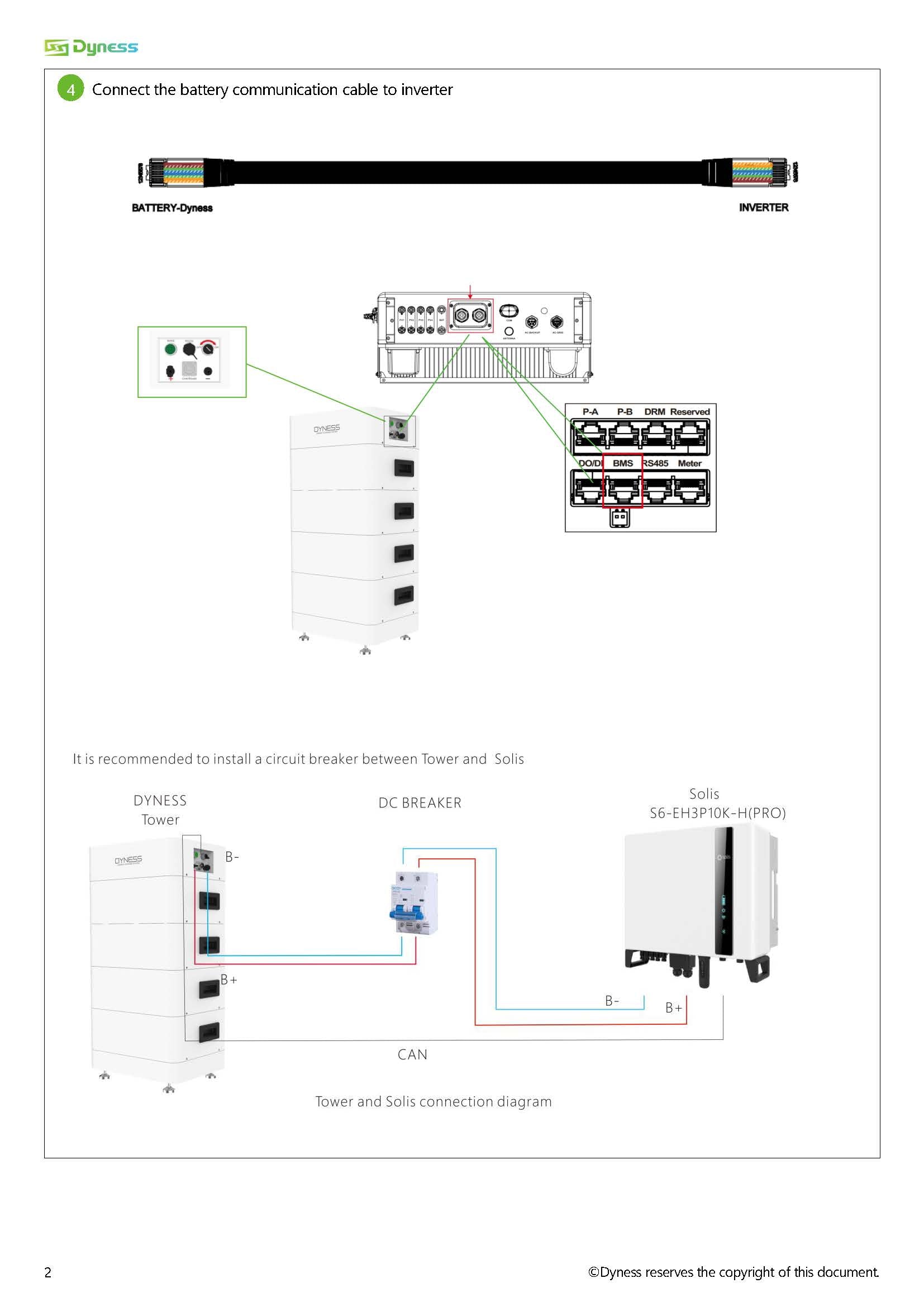 Solis 10kW Hybiridi-invertteri ja 10kWh Dyness Akku - autonlataus.com