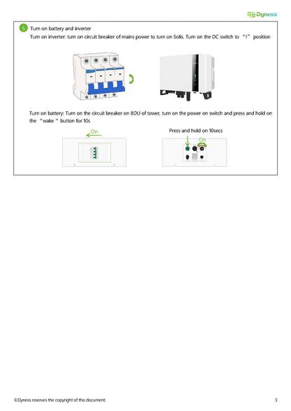 Solis 10kW Hybiridi-invertteri ja 10kWh Dyness Akku - autonlataus.com