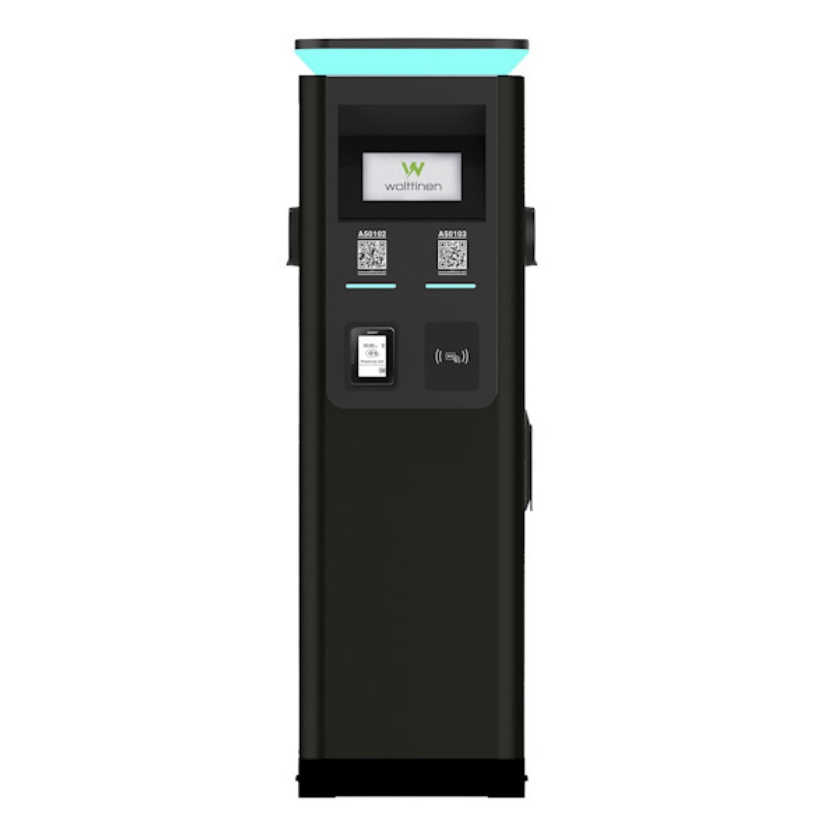 Wolttinen Public Pro 2x22kW julkinen latauslaite. Maksupääte. OCPP Plug-And-Play. Helppo asennus. - autonlataus.com