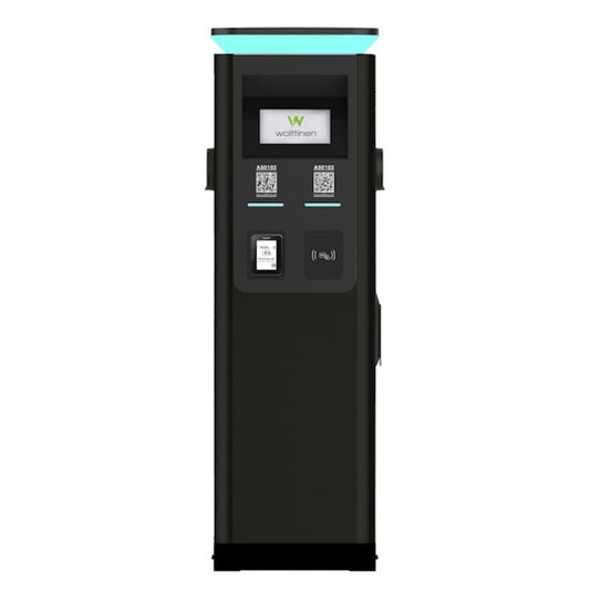 Wolttinen Public Pro 2x22kW julkinen latauslaite. Maksupääte. OCPP Plug-And-Play. Helppo asennus. - autonlataus.com