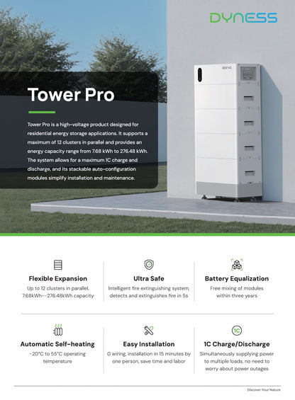 Solis 12kW Hybridi- invertteri + Dyness 15.2kWh Tower Pro akkupakketti! - autonlataus.com
