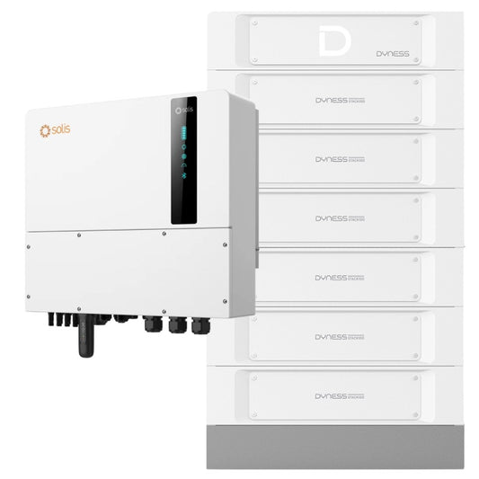 Solis 20kW Hybridi- invertteri + Dyness Stack100 30.72kWh akusto - autonlataus.com