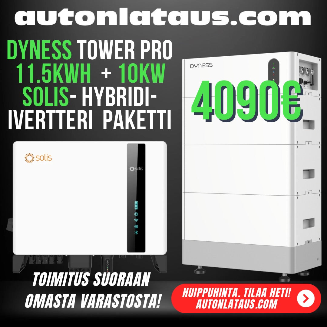 Solis Hybridi-invertteri + Dyness akkupaketti