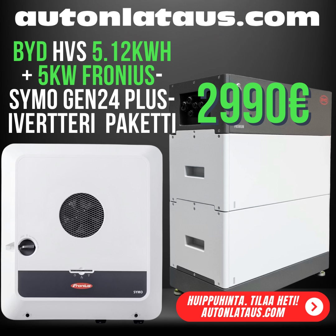 Fronius Symo Gen24 Plus 5kW + BYD HVS 5.2kWh