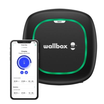 Wallbox Pulsar Max sähköauton latausasema 22kW - autonlataus.com