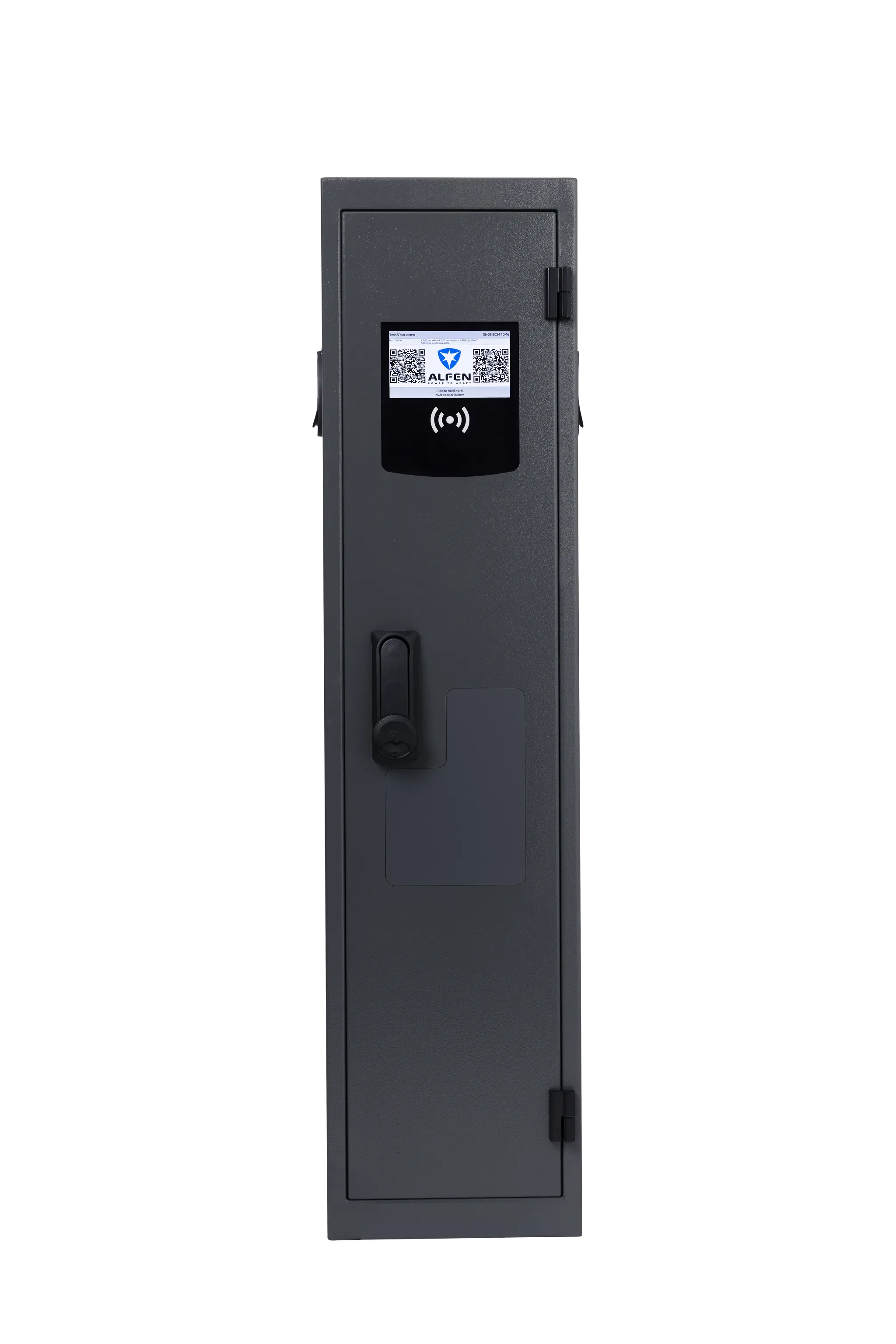 Alfen TWIN 5 Plus sähköauton julkinen ISO 15118/ AFIR yhteensopiva sähköauton latausasema 2x22kW
