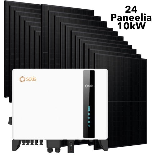 ENNAKKOTARJOUS! Edullinen aurinkopaneeli järjestelmä 10kW, Solis hybiridi-invertteri + 24 kpl Jinko Tiger Neo 435W paneelia - autonlataus.com