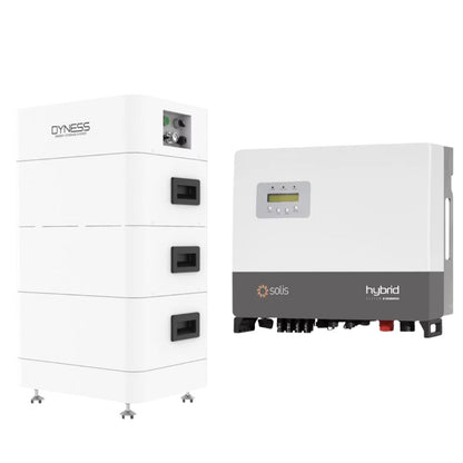 Solis 6kW Hybiridi-invertteri ja 10kWh Dyness Akku - autonlataus.com