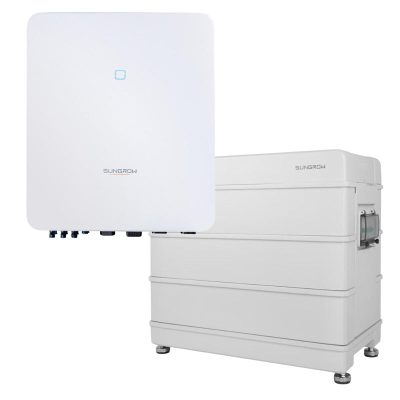 Sungrow 10kW SH- sarjan Hybridi-invertteri ja SBR- akkupaketti 9.6kWh - autonlataus.com