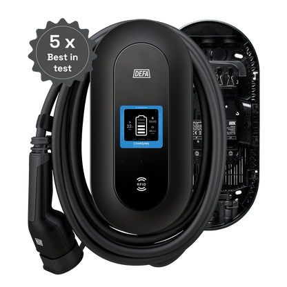 Defa Power 22 kW home charging station, 6 m Type 2 cable + load management