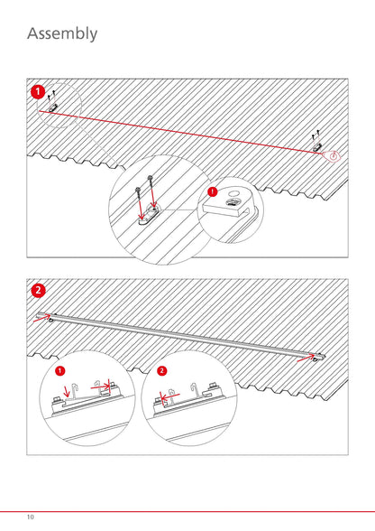 K2 Speedrail aurinkopaneelien asennuspaketti profiilipeltikatolle M (n. 8-10kWh) - autonlataus.com