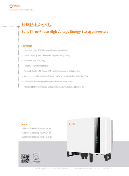 Solis 10 kW hybridi-invertteri +  Dyness T19 Pro 19 kWh kotiakkupaketti - autonlataus.com