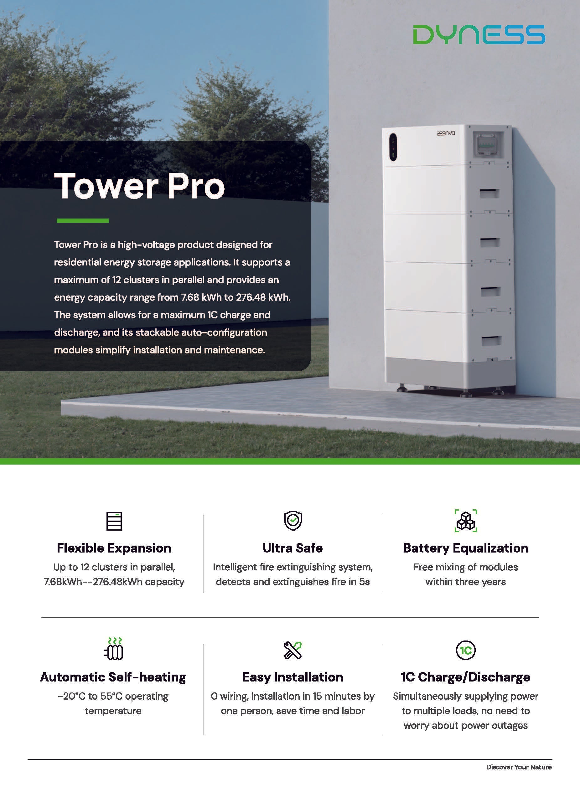 Dyness Tower Pro T19 Akkutorni 19.2kWh - autonlataus.com