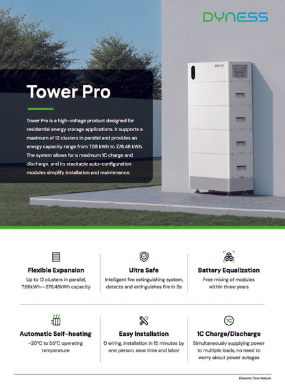 Dyness Tower Pro T19 Akkutorni 19.2kWh - autonlataus.com