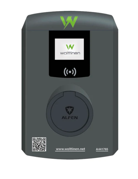 Alfen Pro-line charging station installed with cloud service 