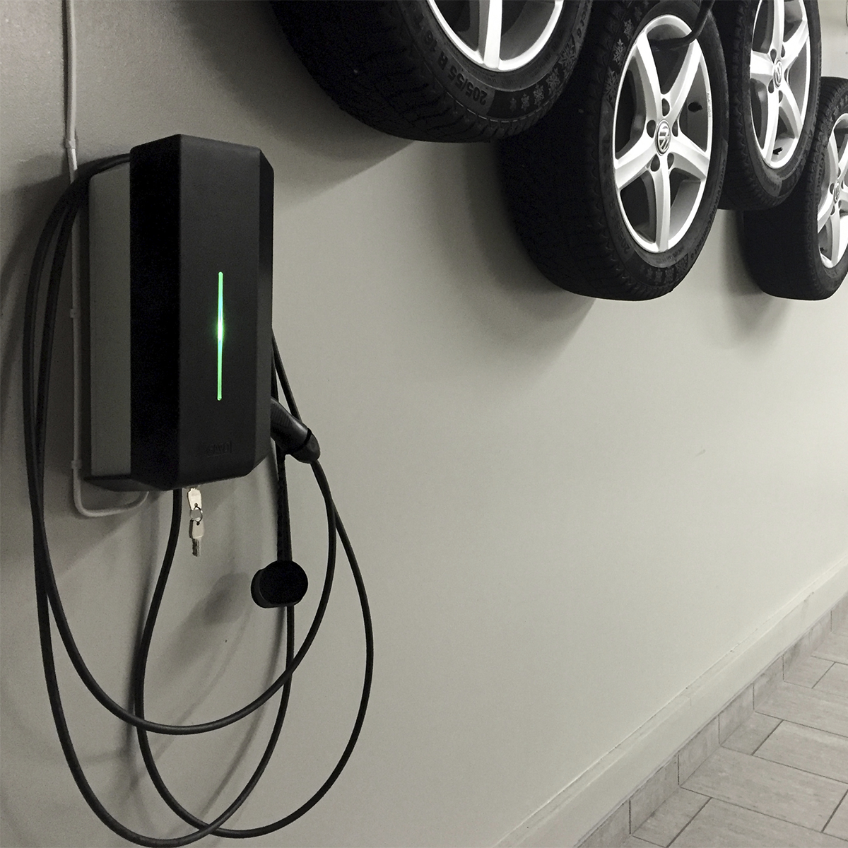 Garo GLBDC-T222FC Latausasema (sis. mittari, älykortti ja virranmuuntajat) Aurinkolataukseen - autonlataus.com