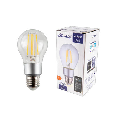 Shelly Vintage A60 Lamppu WiFi ohjauksella - autonlataus.com