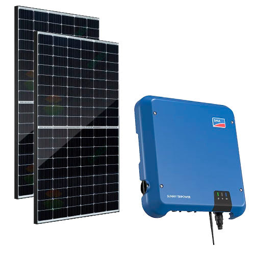Aurinkopaneeli järjestelmä 6kW, SMA Sunny Tripower invertteri + 14 paneelia - autonlataus.com
