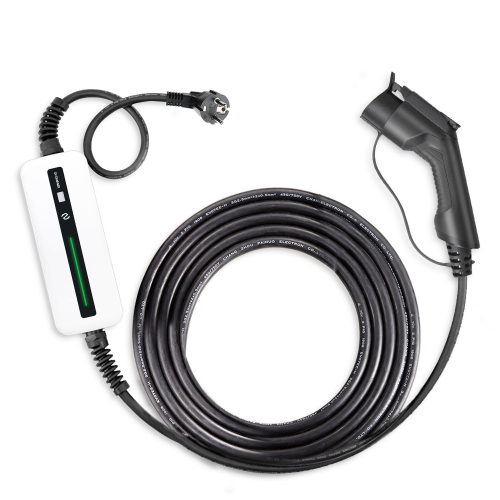 Wolttine M Mobile charger 6-16A 1-phase 3.7KW Type2 or Type1
