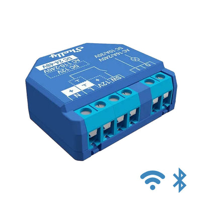 Shelly Plus 1 Rele (WiFi-ohjaus), 1-kanavainen - autonlataus.com